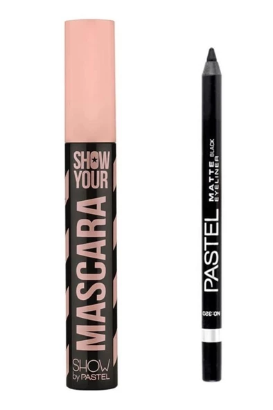 Show By Show Your Black Mascara + Matte Eyeliner 320 + Tekli Far Hediye ürün görseli 1