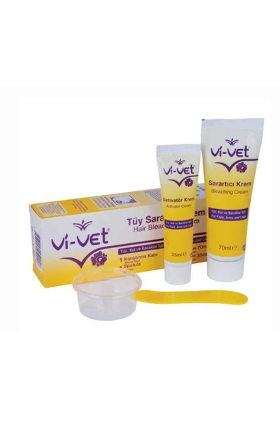 Tüy Sarartıcı Krem 3lü Set Aktivatör Krem 35 Ml + Tüy Sarartıcı Krem 70 ml + Karıştırma Kabı ürün görseli 1