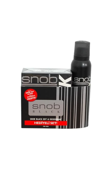 Parfüm Seti Black Edt 100 Ml + 150 Ml Deodorant Erkek 86906440156942 ürün görseli 1