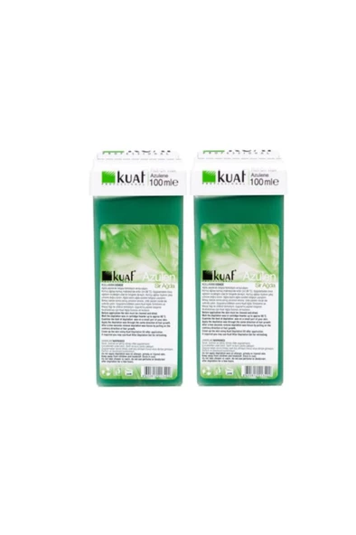 2 Adet Roll On Kartuş Azulen Yeşil 100 ml  Ağda ürün görseli 1