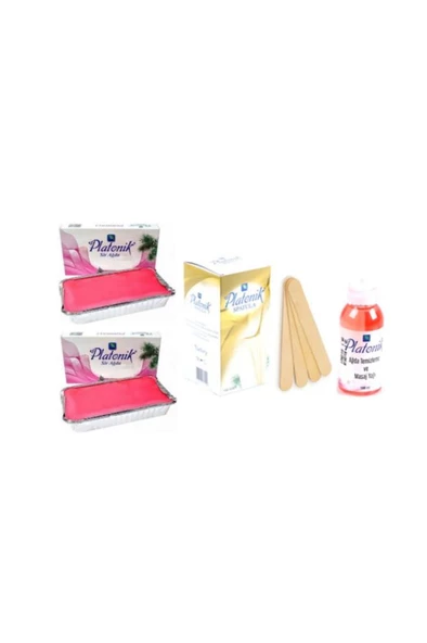 Pudralı (hassas Ciltler) Kalıp Ağda 400g X 2 + Spatula 100'lü + Ağda Yağı Sprey 100 Ml ürün görseli 1