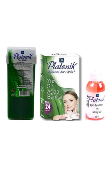 Yüz Için Sir Ağda Bandı Azulen 24'lü + Roll On Ağda Azulen 100 ml + Ağda Yağı Sprey 100 ml ürün görseli 1