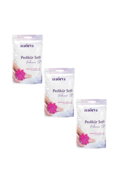 Pedikür Seti 3 Adet (bir Paket Içerği: 2 Adet Çorap, 1 Adet Havlu, 1 Adet Ahşap Itici, 1 Adet Törpü) ürün görseli 1