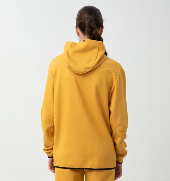 Nors Njord Kapüşonlu Sweatshirt Hardal - Resim 7