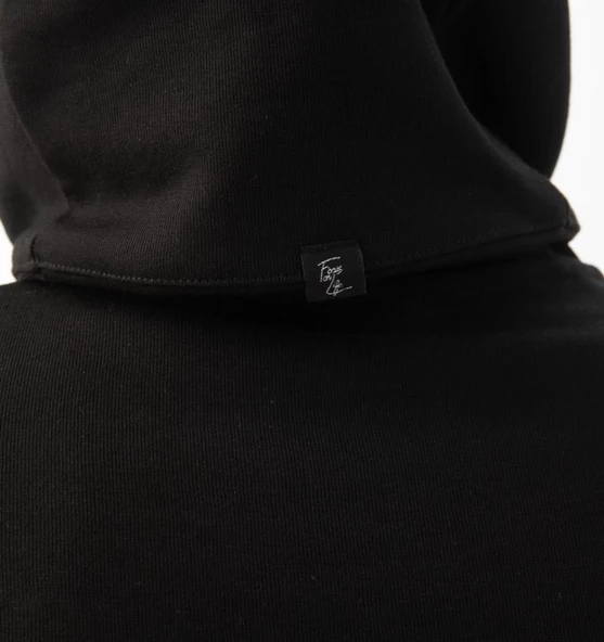 Nors Njord Kapüşonlu Sweatshirt Siyah - Resim 3