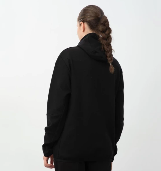 Nors Njord Kapüşonlu Sweatshirt Siyah - Resim 7