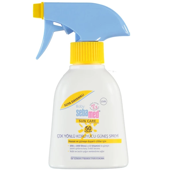Sebamed Çok Yönlü Koruyuculu SPF 50 Faktör Bebek Güneş Spreyi 200 ml ürün görseli 1
