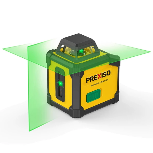 Prexiso PLC360G 360 Lazer Terazi Yeşil Çizgi Lazeri Hizalama ürün görseli 1