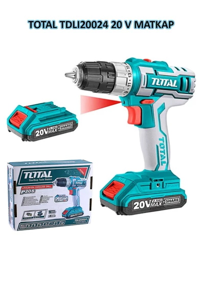 Total Li-ion Tek Akülü Vidalama Matkap 20V Lithium- lon ürün görseli 1