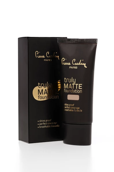 Pierre Cardin Truly Matte Foundation- Light Caramel-432 - Resim 5