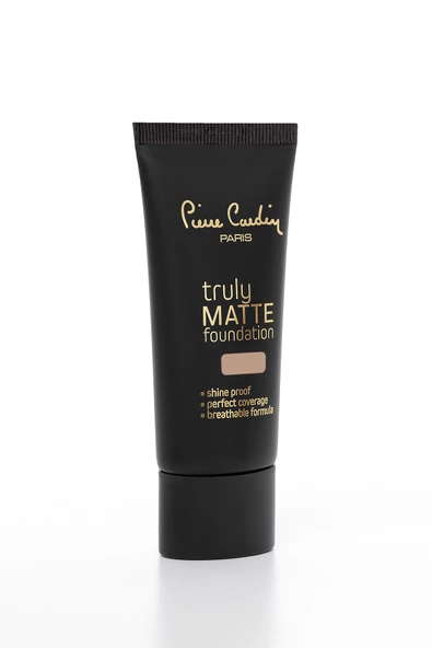 Pierre Cardin Truly Matte Foundation- Light Caramel-432 - Resim 3