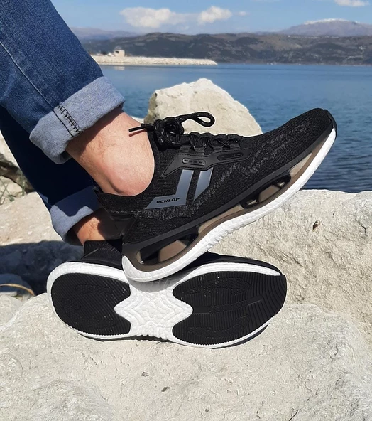 Dunlop 2357-2356 Siyah Air Yumuşak Taban Erkek Spor Ayakkabı ürün görseli 1