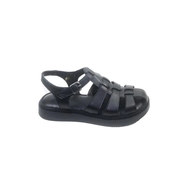 Janestt Kadın Deri Sandalet 145-880 - Resim 2