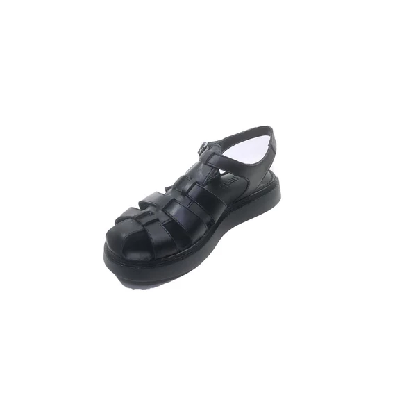Janestt Kadın Deri Sandalet 145-880 - Resim 5