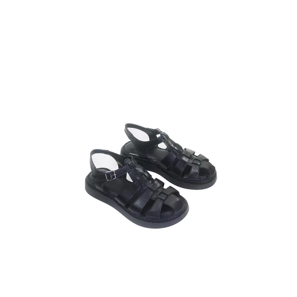 Janestt Kadın Deri Sandalet 145-880 - Resim 3