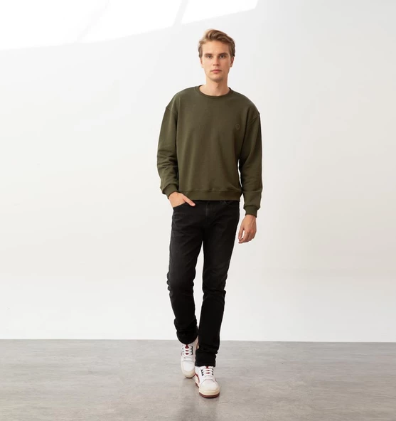 Nors Fenrir Sweatshirt Haki ürün görseli 1