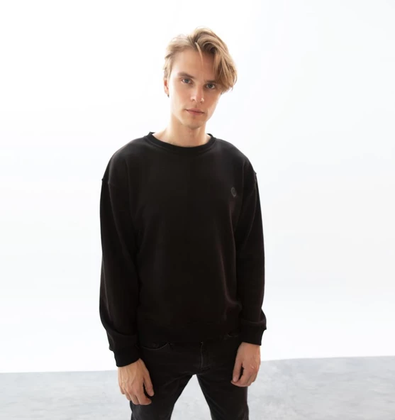Nors Fenrir Sweatshirt Siyah - Resim 2