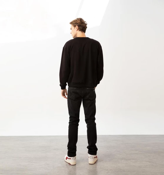 Nors Fenrir Sweatshirt Siyah - Resim 3