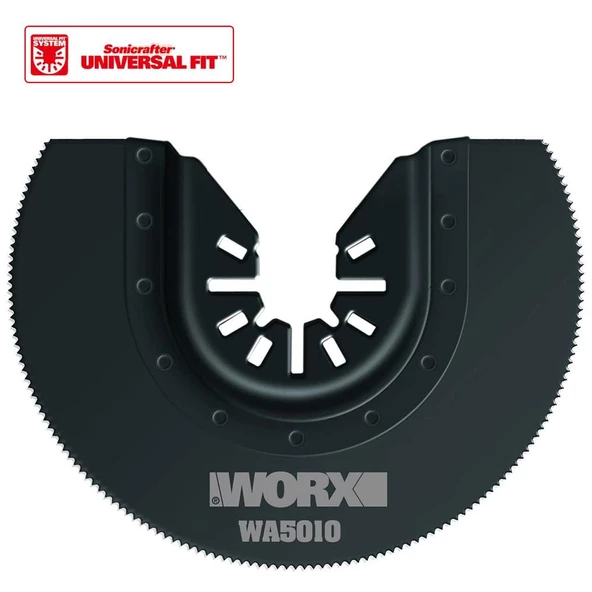 Worx Wa5010 Çok Amaçlı Raspalama Makinası İçin 80Mm 180˚ Metal, Ahşap, Fiberglas, Pvc Universal Kesme Bıçağ ürün görseli 1