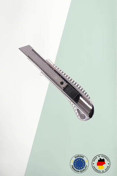 Alveta Metal Küçük Gri Maket Bıçağı Endüstriyel Model SX96 ürün görseli 1