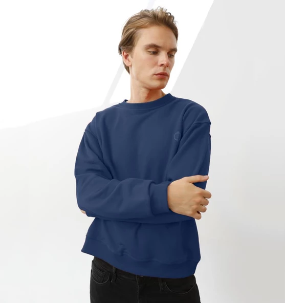 Nors Fenrir Sweatshirt Lacivert - Resim 2