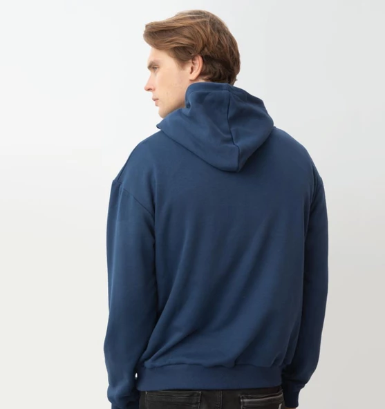 Nors Kvasir Kapüşonlu Sweatshirt Lacivert - Resim 2