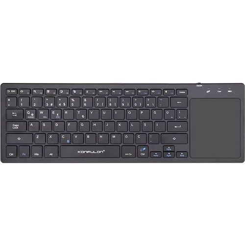 Konfulon V7 Bluetooth 5.0 Türkçe Q Klavye Touch Padli ürün görseli 1