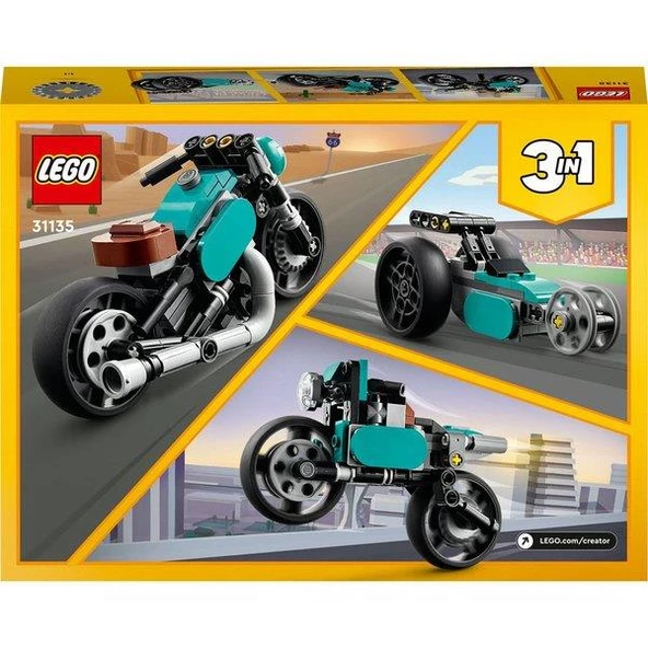 LEGO Creator 31135 Vintage Motorcycle - Resim 2