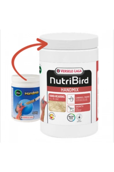 Handmix Yavru Kuşlar Için Elle Besleme Maması 500gr ürün görseli 1