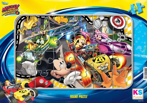 Mickey Mause Lisanslı Frame Puzzle/Yapboz 24 parça ürün görseli 1