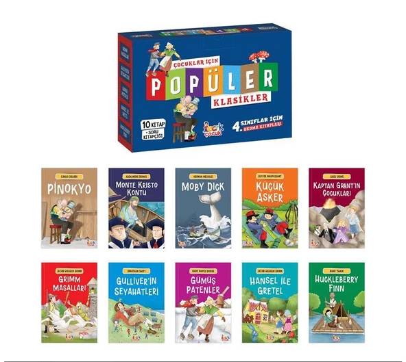 Bıcırık 4. Sınıf Çocuklar için Popüler Klasikler (10 Kitap) ürün görseli 1
