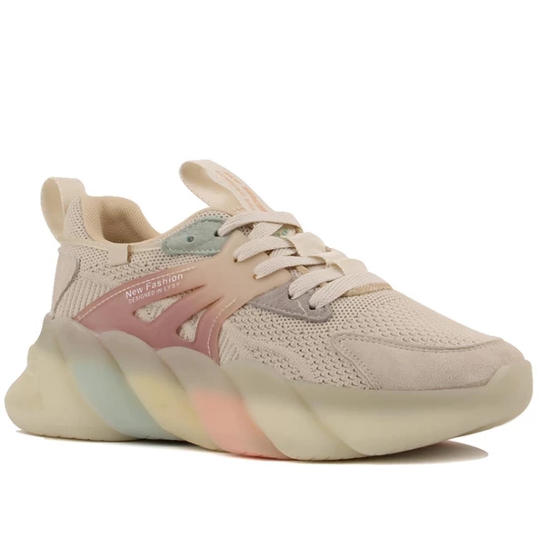 GUJA 23Y487 KALIN TABAN TRİKO KADIN SNEAKERS SPOR AYAKKABI ürün görseli 1