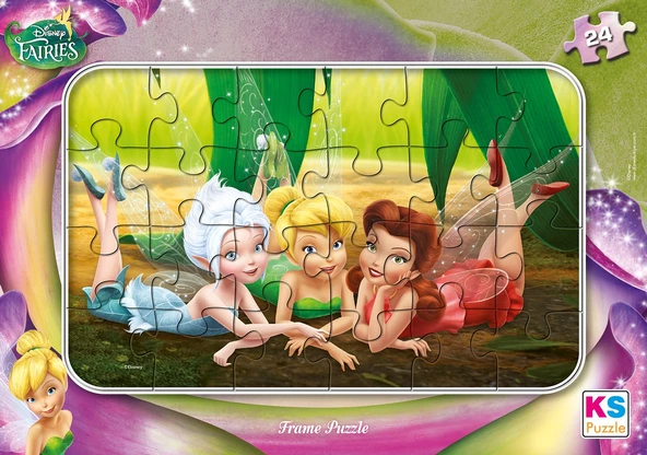 Disney Fairies Lisanslı Frame Puzzle Yapboz 24 Parça ürün görseli 1