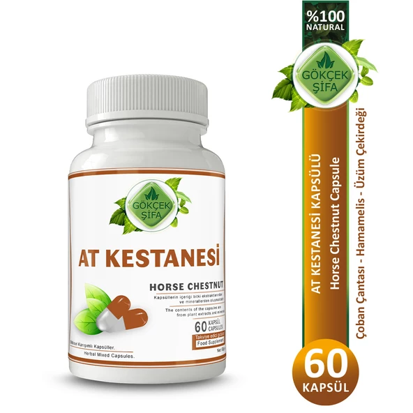 At Kestanesi Kapsül (Horse Chestnut Capsule)  60 Adet ürün görseli 1