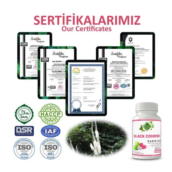 Kadın Otu Kapsül (BLACK COHOSH CAPSULE) 60 Adet - Resim 5