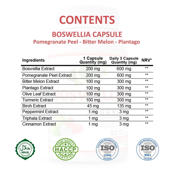 Akgünlük Kapsül (Boswellia Capsule)  60 Adet - Resim 2