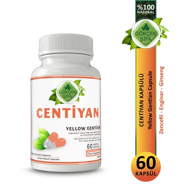 Centiyan Kapsül ( Yellow Gentian Capsule) 60 Adet ürün görseli 1
