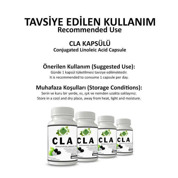 Cla Kapsül (CLA CAPSULE) 60 Adet - Resim 4