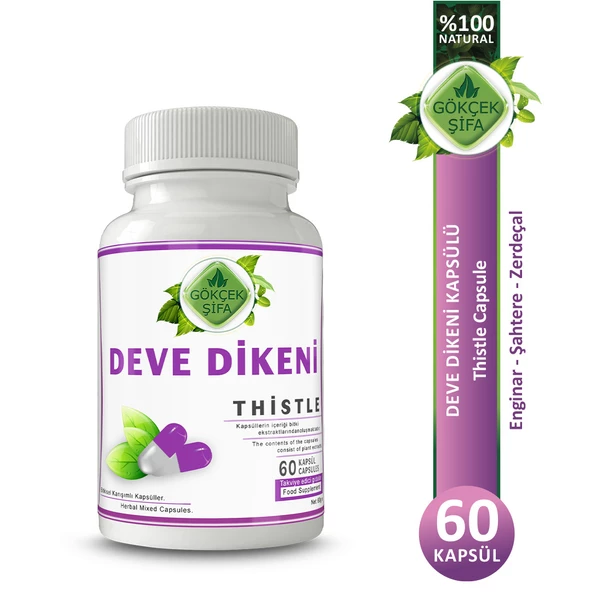 Deve Dikeni Kapsül (MİLK THİSTLE CAPSULE) 60 Adet ürün görseli 1