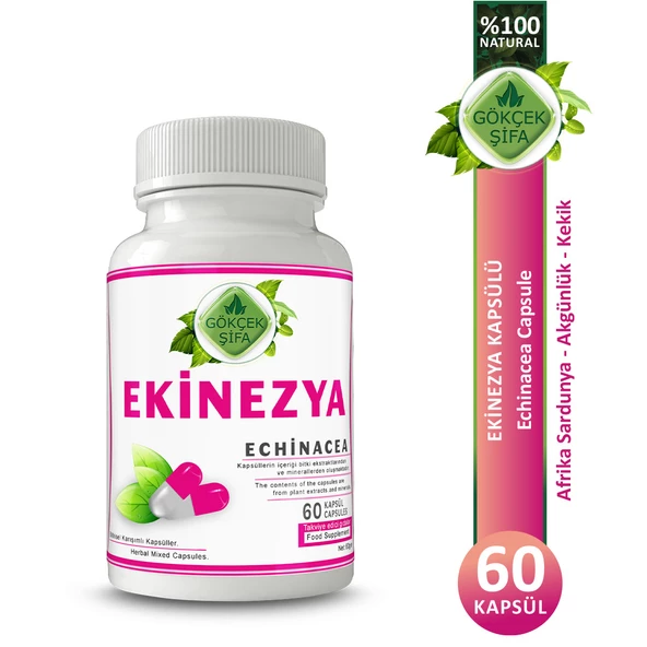 Ekinezya Kapsül (Echinacea Capsule) 60 Adet ürün görseli 1