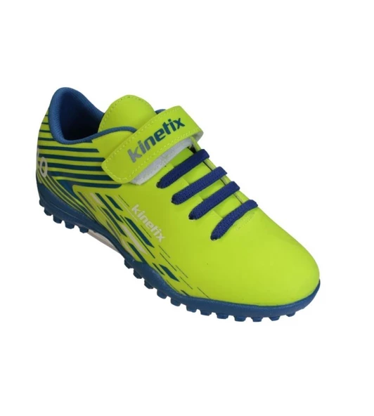 KİNETİX Erkek Çocuk Neon Sarı Çırtlı Bağcıklı Halı Saha Spor Ayakkabı ürün görseli 1