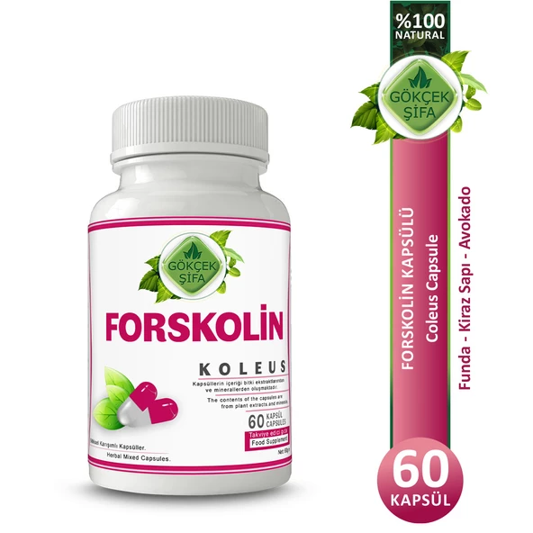 Forskolin Kapsül (COLEUS CAPSULE) 60 Adet ürün görseli 1
