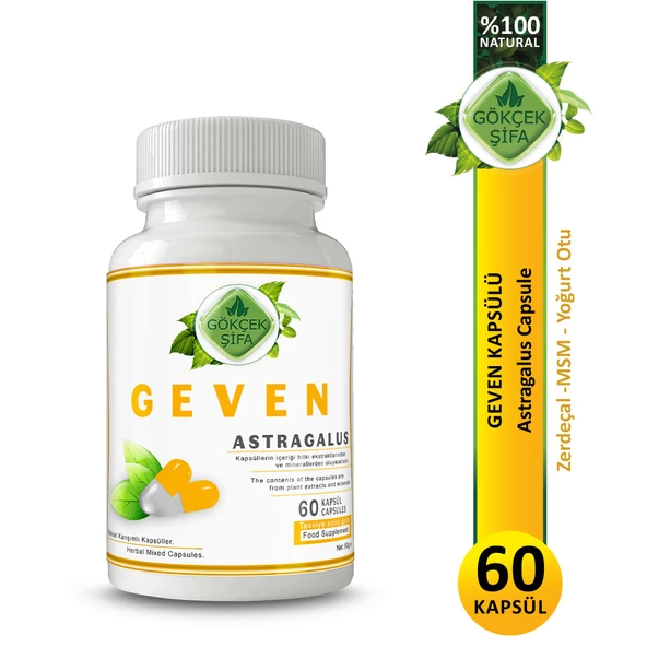 Geven Kapsül (ASTRAGALUS CAPSULE) 60 Adet ürün görseli 1