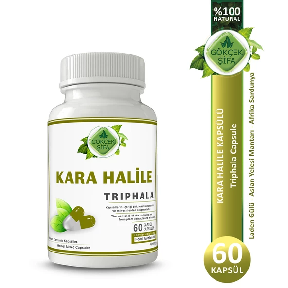 Karahalile Kapsül (Triphala Capsule)  60 Adet ürün görseli 1
