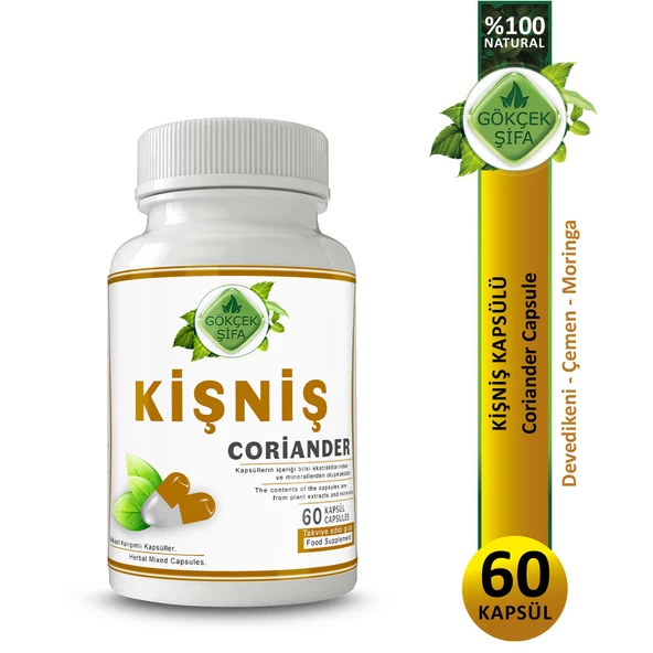 Kişniş Kapsül (CORİANDER CAPSULE) 60 Adet ürün görseli 1