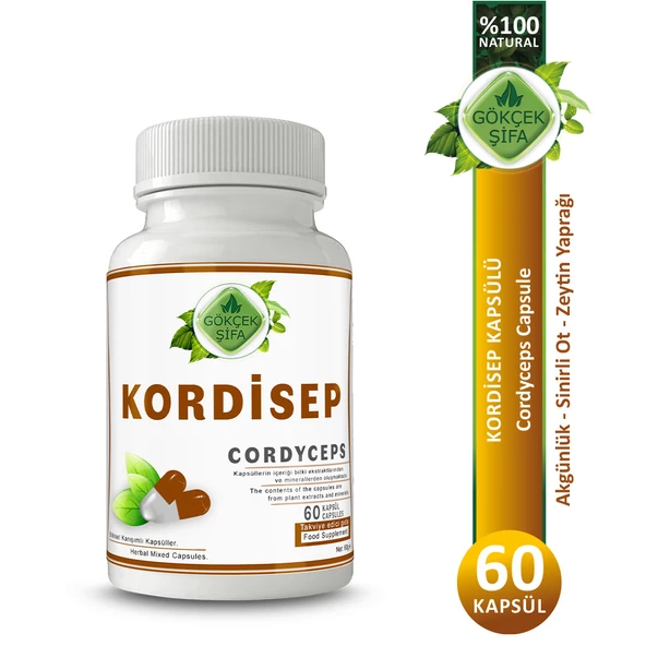 Kordisep Kapsül (CORDYCEPS CAPSULE) 60 Adet ürün görseli 1