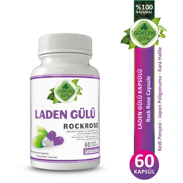 Laden Gülü Kapsül (Rock Rose Capsule) 60 Adet ürün görseli 1