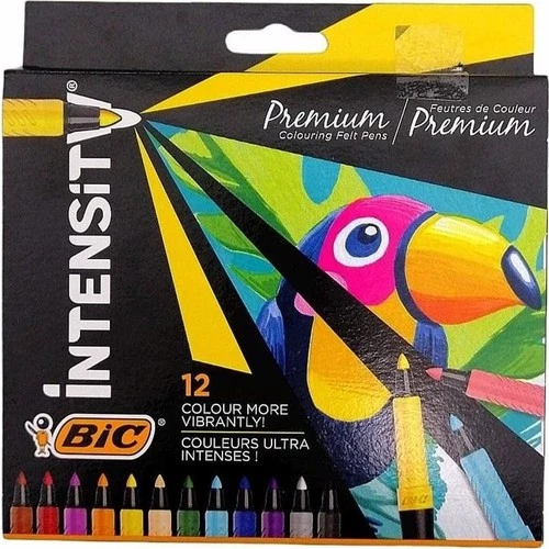 Bic Intensity Premium Keçeli Kalem 12 Renk ürün görseli 1
