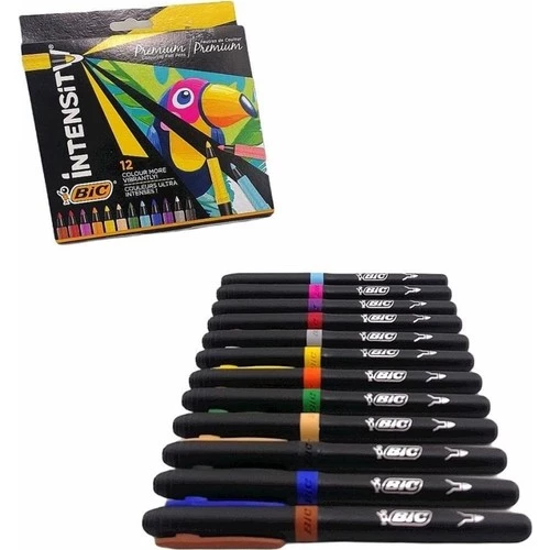 Bic Intensity Premium Keçeli Kalem 12 Renk - Resim 2