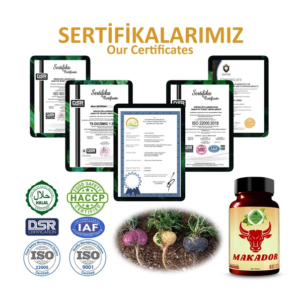 Makador Kapsül (MACADOR CAPSULE) 60 Adet - Resim 5
